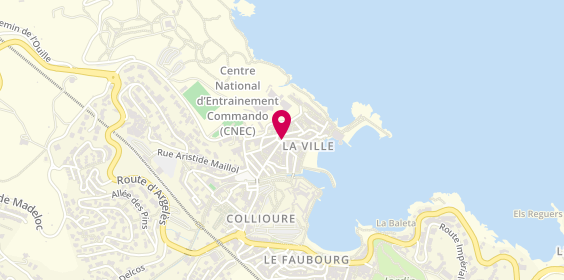 Plan de Les Bijoux de Stephanie, 28 Rue Arago, 66190 Collioure