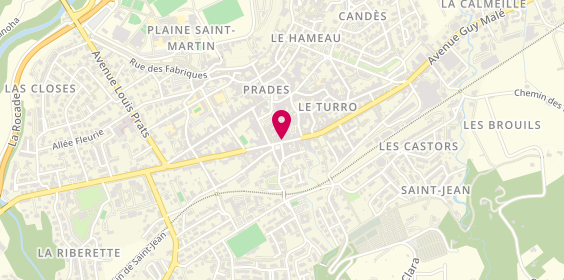 Plan de Bijouterie Calvet, 29 Rue des Marchands, 66500 Prades