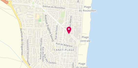 Plan de La Palme d'Or de Canet, 9 avenue de la Méditerranée, 66140 Canet-en-Roussillon