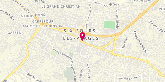 Plan de Jean Louis Giraud Bijoutier Joailli, 58 Rue République, 83140 Six-Fours-les-Plages
