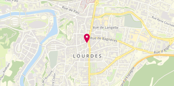 Plan de Belle & POQUE, 10 place Marcadal, 65100 Lourdes