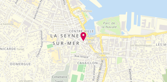 Plan de Bijouterie Douat Patrick, 11 place Daniel Perrin, 83500 La Seyne-sur-Mer