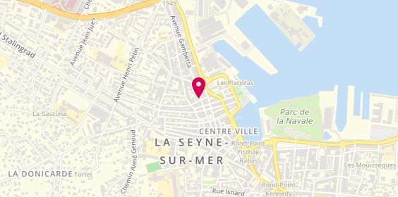 Plan de GUARINO Pierre, 18 avenue Gambetta, 83500 La Seyne-sur-Mer