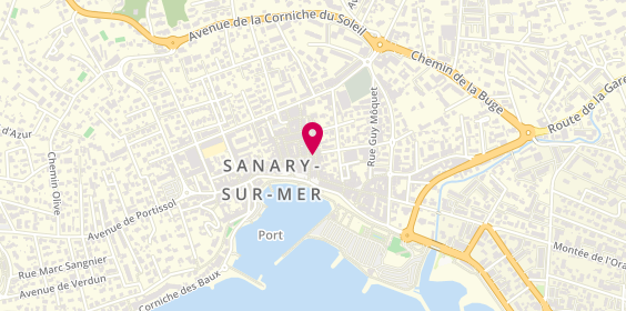 Plan de La Compagnie des Pierres, 12 Rue Louis Blanc, 83110 Sanary-sur-Mer