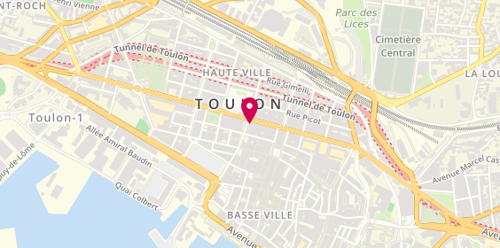 Plan de Daury Joaillier, 11 Boulevard de Strasbourg, 83000 Toulon