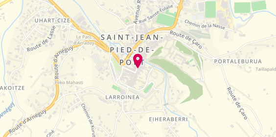 Plan de Bijouterie Pagola, 19 Rue d'Espagne, 64220 Saint-Jean-Pied-de-Port