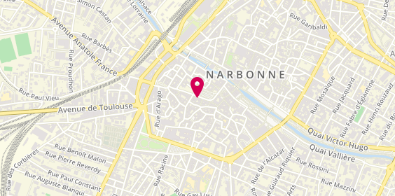 Plan de Bijouterie Arjona, 23 Rue de la Parerie, 11100 Narbonne