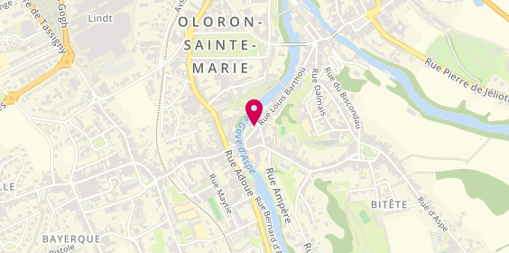 Plan de Bijouterie Hédot, 50 Rue Louis Barthou, 64400 Oloron-Sainte-Marie
