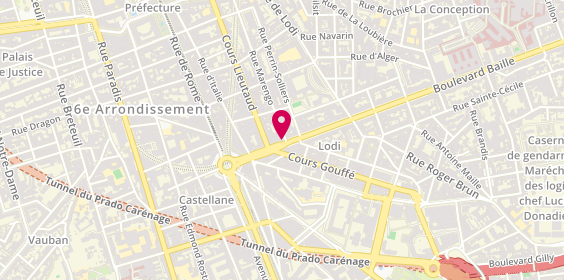 Plan de Bijouterie Ani, 19 Boulevard Baille, 13006 Marseille