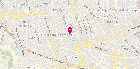 Plan de Emeraude, 1 Rue Aldebert, 13006 Marseille