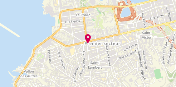 Plan de Bijouterie Lena Joaillier, 1 place du 4 Septembre, 13007 Marseille