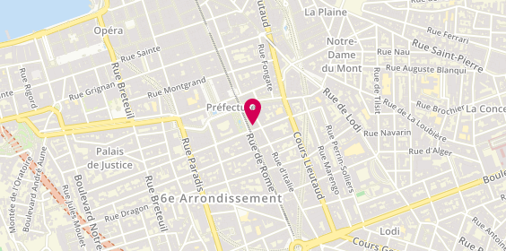 Plan de Bijouterie Rome, 125 Rue de Rome, 13006 Marseille