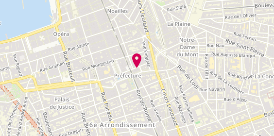 Plan de Au Diamant Bleu, 8 Rue Lafon, 13006 Marseille