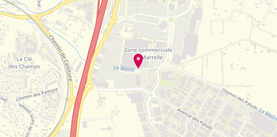 Plan de Marc Orian, Route de Gémenos Centre Commercial Auchan, 13400 Aubagne