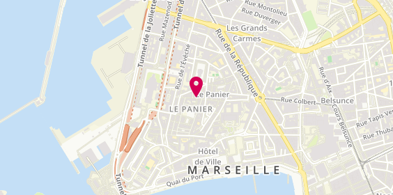 Plan de L'Atelier du Corail, 31 Rue du Panier, 13002 Marseille