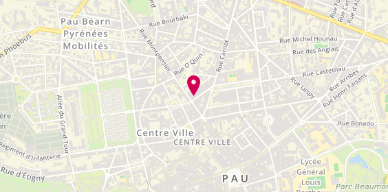 Plan de Bijouterie Osmin, 22 Rue Nogué, 64000 Pau