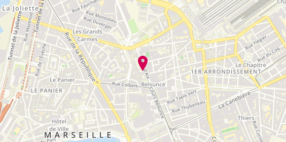 Plan de Bijouterie Kazoula et Cie, 19 Rue d'Aix, 13001 Marseille