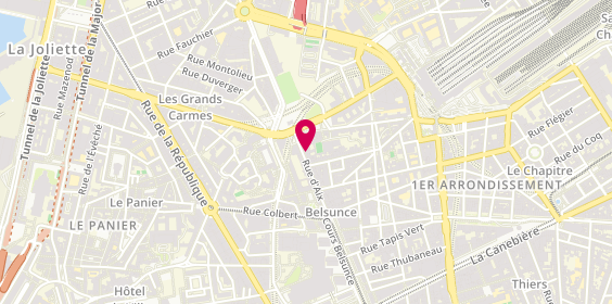 Plan de Horlogerie Marseillaise de Précision, 48 Rue d'Aix, 13001 Marseille