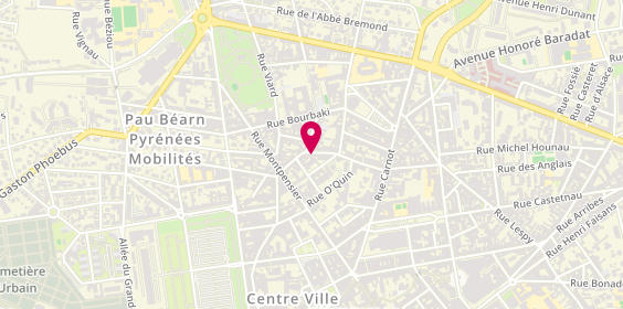 Plan de Bijouterie Coscolla, 11 Rue Pasteur, 64000 Pau