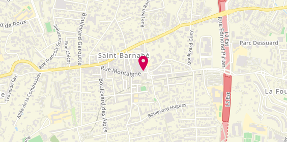 Plan de Bijouterie Yess, 119 Rue Montaigne, 13012 Marseille
