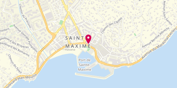 Plan de Isla Samba, 66 avenue Charles de Gaulle, 83120 Sainte-Maxime