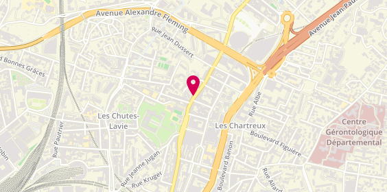 Plan de Bijouterie Alicia, 5 avenue de Saint-Just, 13004 Marseille