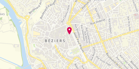 Plan de Bijouterie Vidal, 4 Rue du 4 Septembre, 34500 Béziers