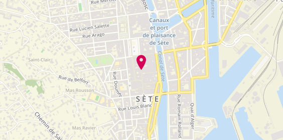 Plan de Bijou Brigitte, 20 Rue Gambetta, 34200 Sète