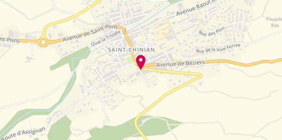 Plan de Bijouterie Créative, 2 avenue de Villespassans, 34360 Saint-Chinian