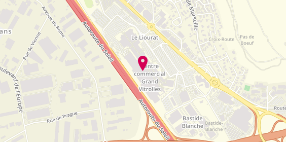 Plan de Watch Me, Autoroute du Soleil Quartier du Griffon- Route Nationale 113, C. Commercial Carrefour, 13127 Vitrolles