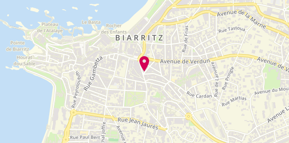 Plan de DAUDIN Pierre, 6 Rue de Larralde, 64200 Biarritz