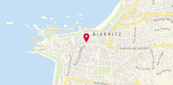Plan de La Petite Tribu, 1 Rue Mazagran, 64200 Biarritz
