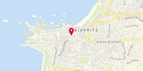 Plan de Harits 1870 Joaillier - Horloger, 1 Place Georges Clemenceau, 64200 Biarritz
