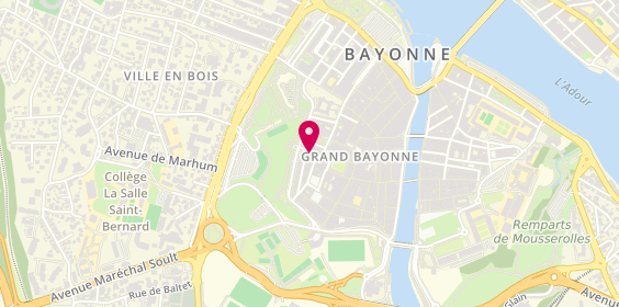 Plan de Atelier Popovic, 19 Rue Prébendés, 64100 Bayonne