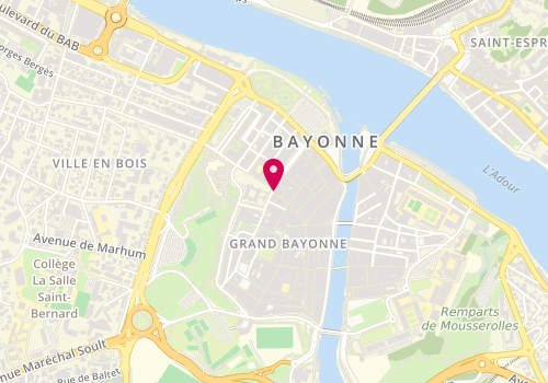 Plan de A la Cloche d'Or, 33 Rue Thiers, 64100 Bayonne