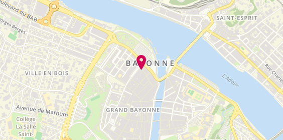 Plan de Le Comptoir Irlandais Bayonne, 21 Rue Lormand, 64100 Bayonne