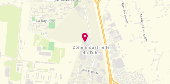 Plan de Easy Cash, Zone Industrielle du Tubé
9 avenue Clément Ader, 13800 Istres