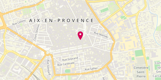 Plan de Raynal-Tag Heuer, 12 Rue de l'Ancienne Madeleine, 13100 Aix-en-Provence