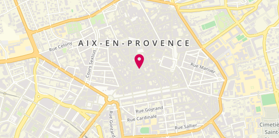 Plan de L'Atelier d'Amaya, 9 Rue Aude, 13100 Aix-en-Provence