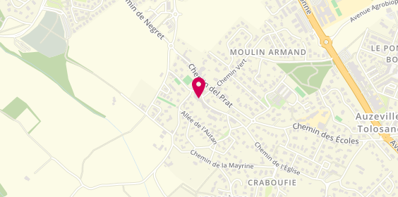 Plan de IRIS BIU, 5 place de la Mairie Vieille, 31320 Auzeville-Tolosane