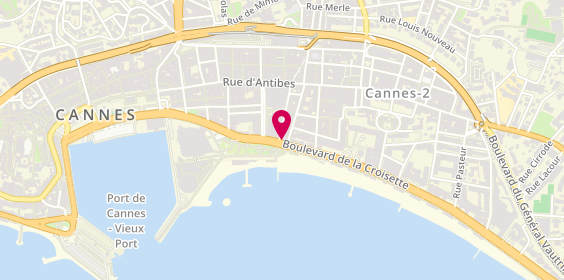 Plan de Bulgari France SAS, 19 Boulevard Croisette, 06400 Cannes