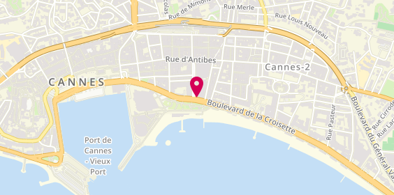 Plan de Parker et Smith, Rue des Serbes 12 Boulevard Croisette, 06400 Cannes