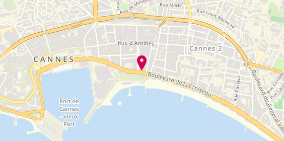 Plan de Omega, 17 Boulevard de la Croisette, 06400 Cannes