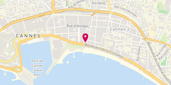 Plan de Fred Paris, 21 Boulevard de la Croisette, 06400 Cannes