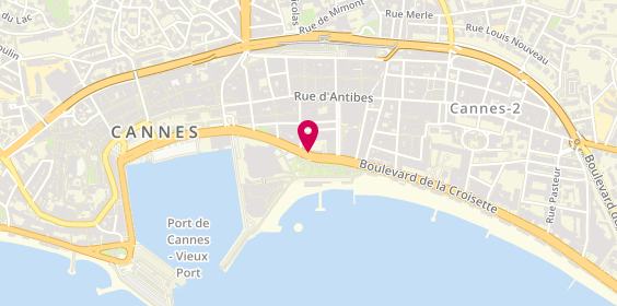 Plan de Boutique Tudor Cannes - Ferret Joaillier, 9 Boulevard de la Croisette, 06400 Cannes