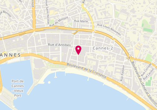Plan de Ginette Ny, 15 Rue du Commandant André, 06400 Cannes