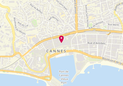 Plan de Bijouterie Lavigne, 25 Rue Meynadier, 06400 Cannes