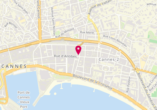 Plan de Louis Julian, 71 Rue d'Antibes, 06400 Cannes