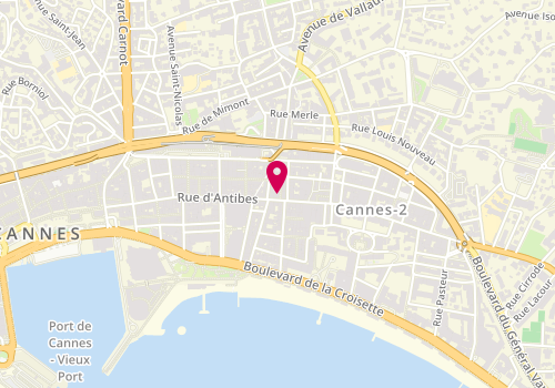 Plan de Louis Julian, 75 Rue d'Antibes, 06400 Cannes