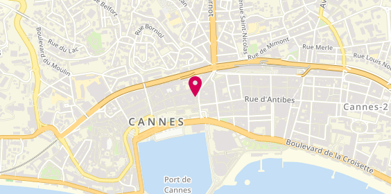 Plan de Lavallie Bijoux & Joaillerie, 4 Rue Rouguière, 06400 Cannes